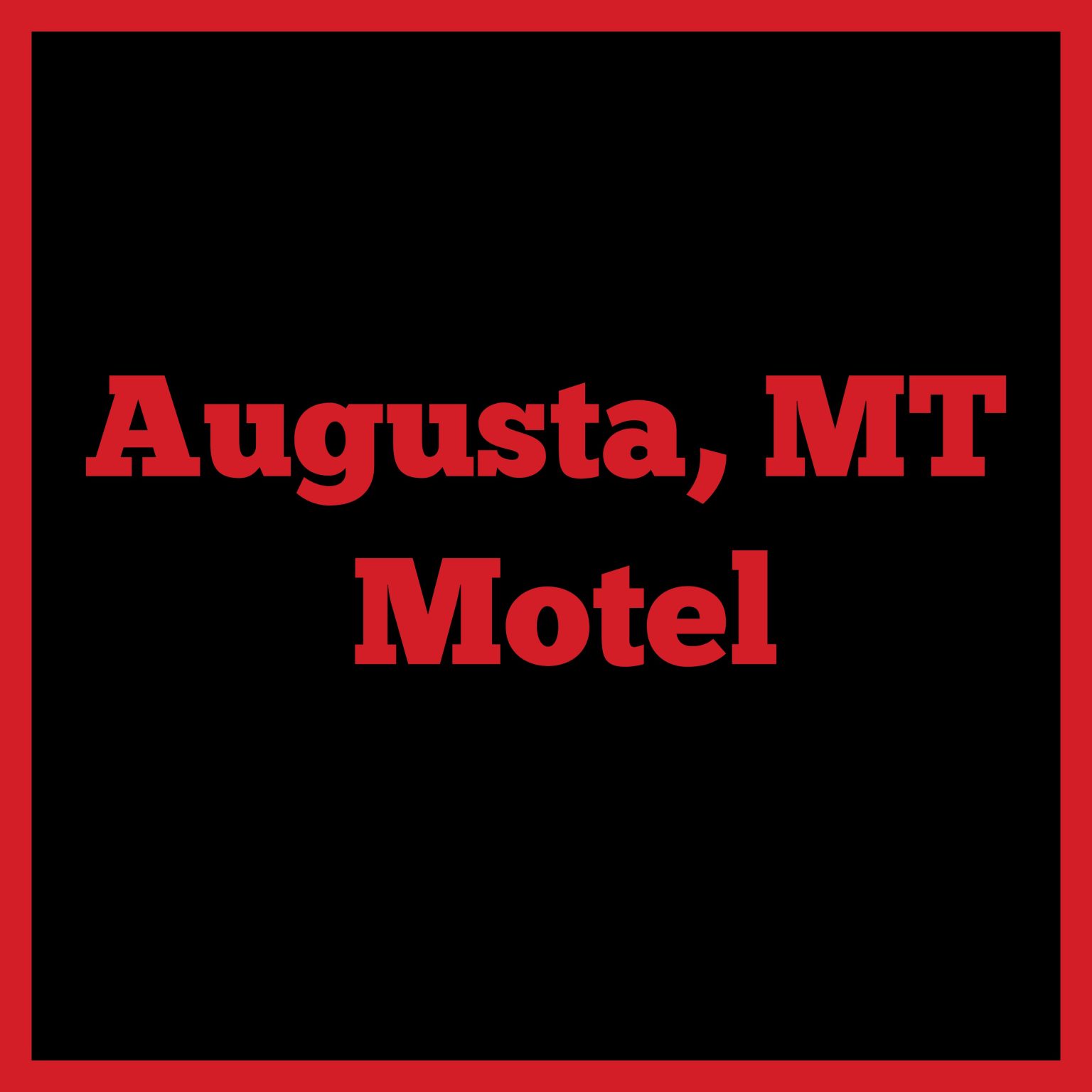 36" x 36" - MOTEL & RV - MOTEL - 36"x36"