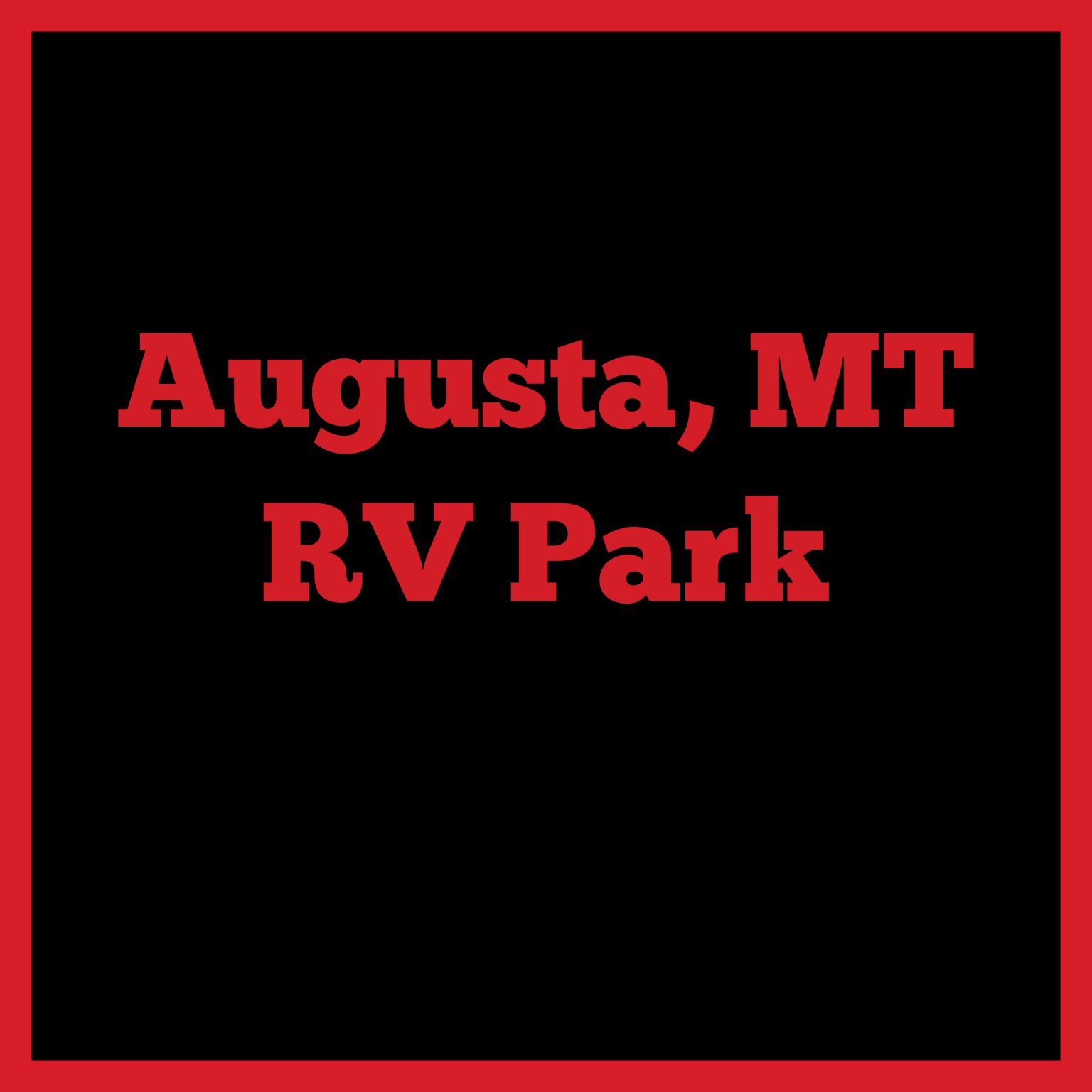 36" x 36" - MOTEL & RV - RV PARK - 36"X 36"
